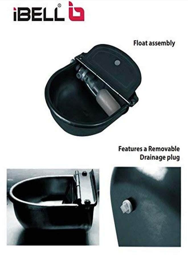 آي بيل وعاء شرب أوتوماتيكي من iBELL سعة 4 لترات للماشية/الخيول/الماعز/الأغنام/الخنازير/الكلاب مع صمام فحص وسدادة تصريف (متعدد الألوان) - Image 2